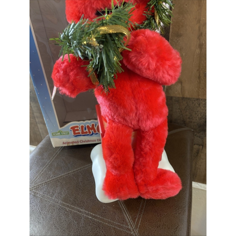 Vintage 1998 Telco Elmo Animated Christmas Figure Plush Sesame Street Jim Henson - Picture 5 of 17